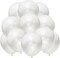 Pearl White Latex Balloons 50pcs 12in Matte Party & Wedding Decor